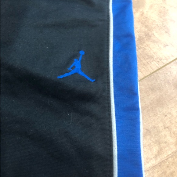 JORDAN pull on pants Large 12-13 years black and blue - Picture 3 of 8